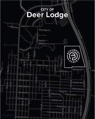 Map of Deer Lodge