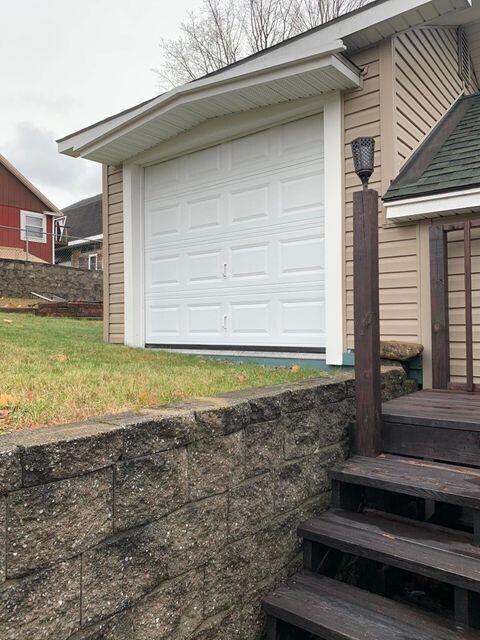 garage door for storage back of garage