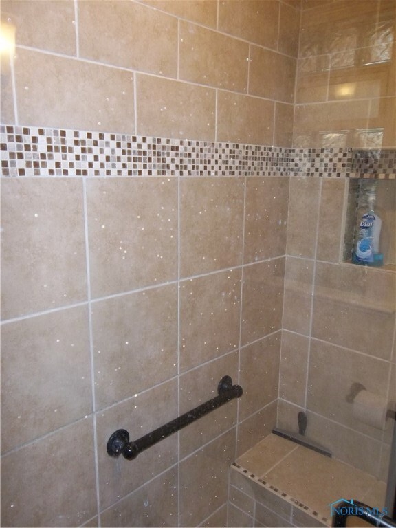 Tiled shower