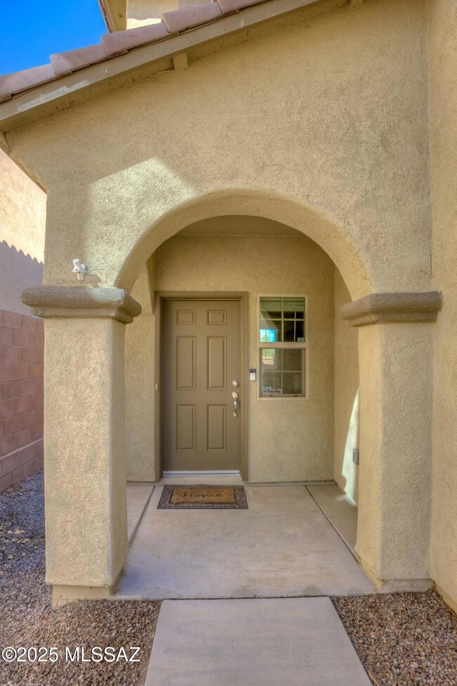Front Door Covered Entrance