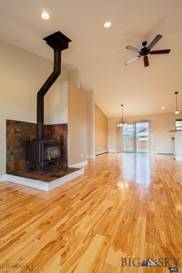 Cozy fireplace