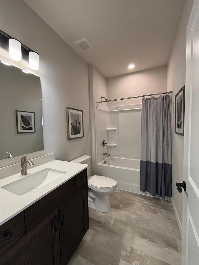 The second bathroom is thoughtfully positioned at the front of the home, offering added privacy from the main living areas.