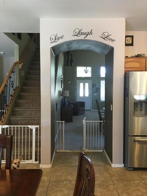 Entrance view from kitchen