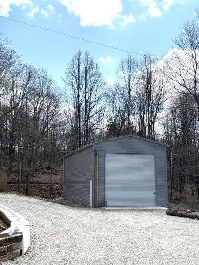 New pole building 14 x 14 door