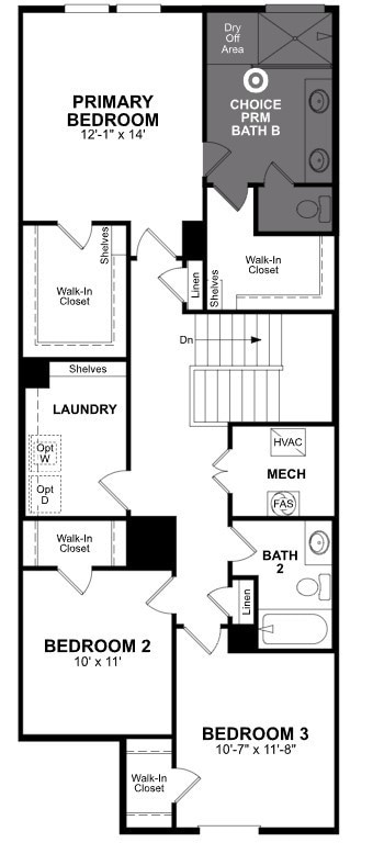 Beazer Homes Watercolor Princeton Floorplan.