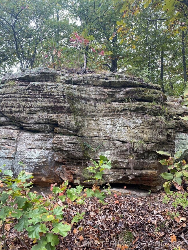 Ridgeline rock formation.