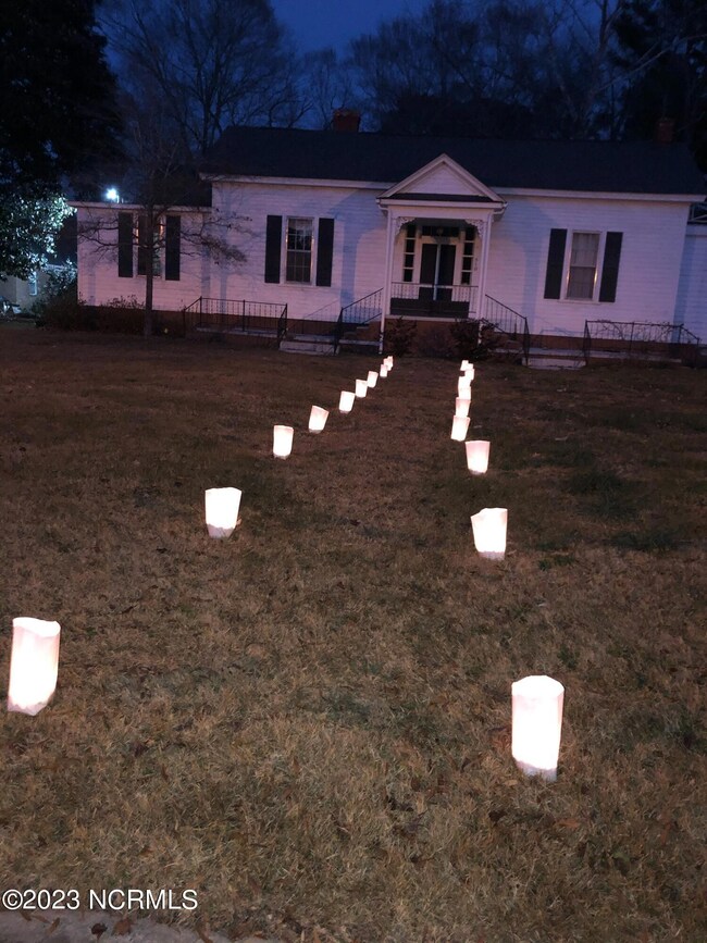 Front with Lanterns