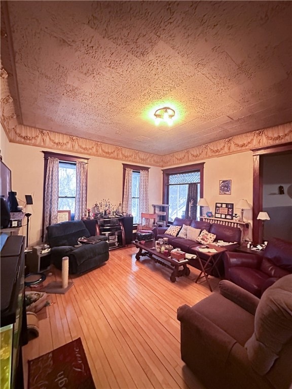 Unit 1 Living room has beautiful detailed ceilings