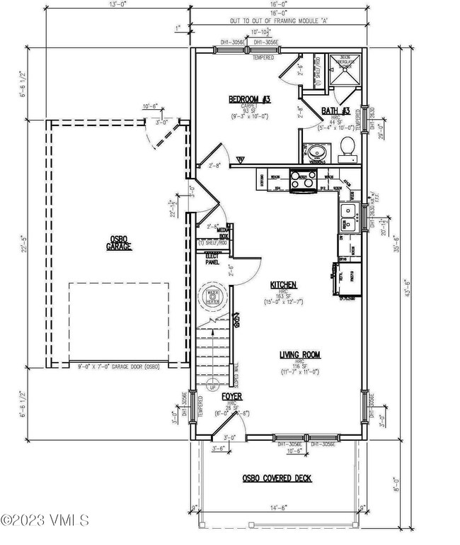Snowshoe Floor Plan Level 1