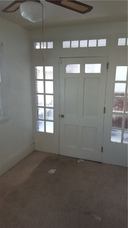 View inside from entrance