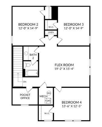 Yarmouth 4 Bedroom with upper flex