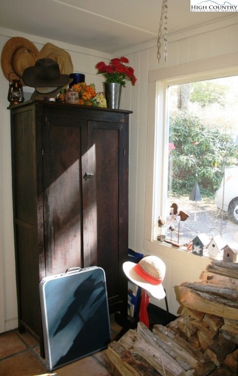 Enclosed entryway.