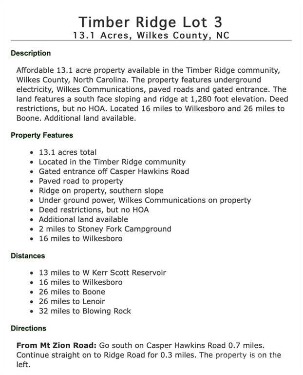 0 Ridge Rd unit CAR3852953, Ferguson, NC 28624 - photo 5