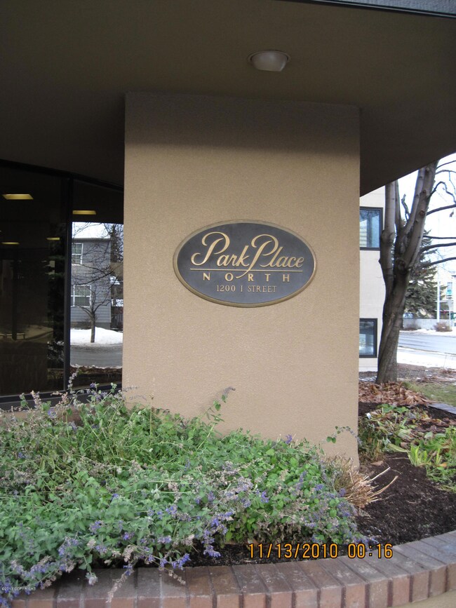 Park place north sign