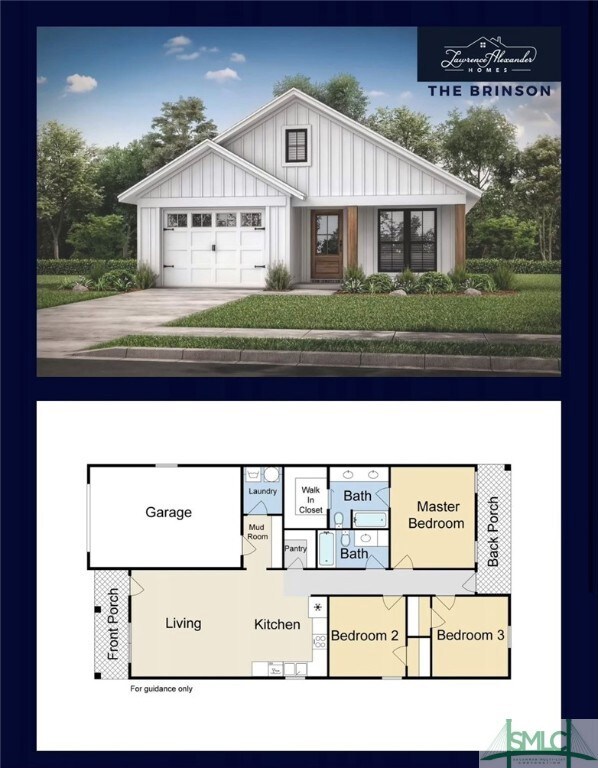Brinson Exterior & Floor Plan