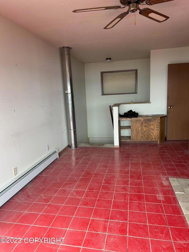 Living area to stair