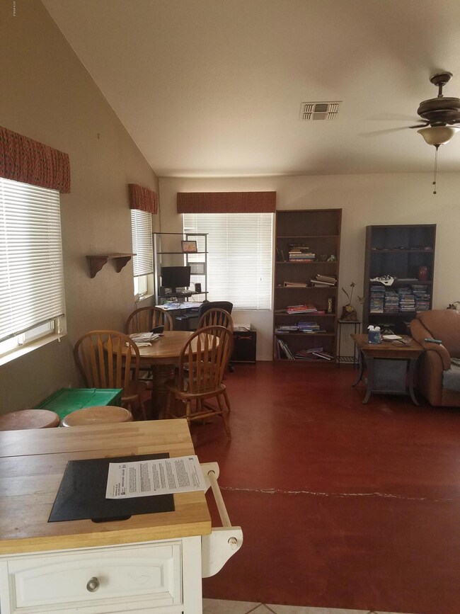 view from kitchen into livingroom