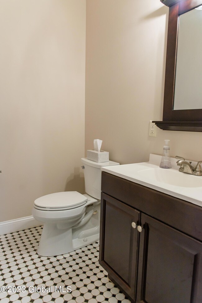 1/2 Bath on 1st floor