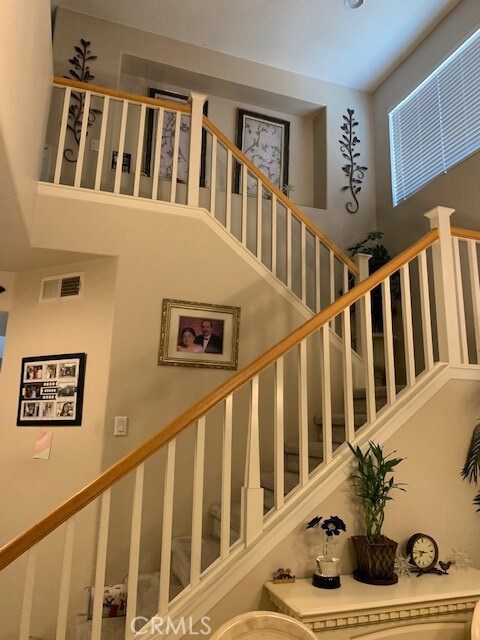 stairs from living room
