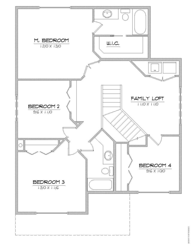 2ND  FLOOR  PLAN-Model