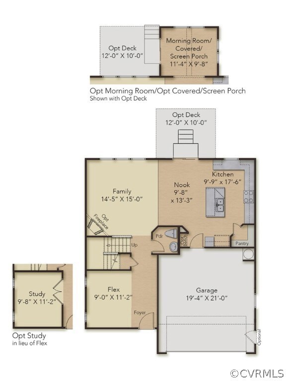 FIRST FLOOR - This home includes the french doors