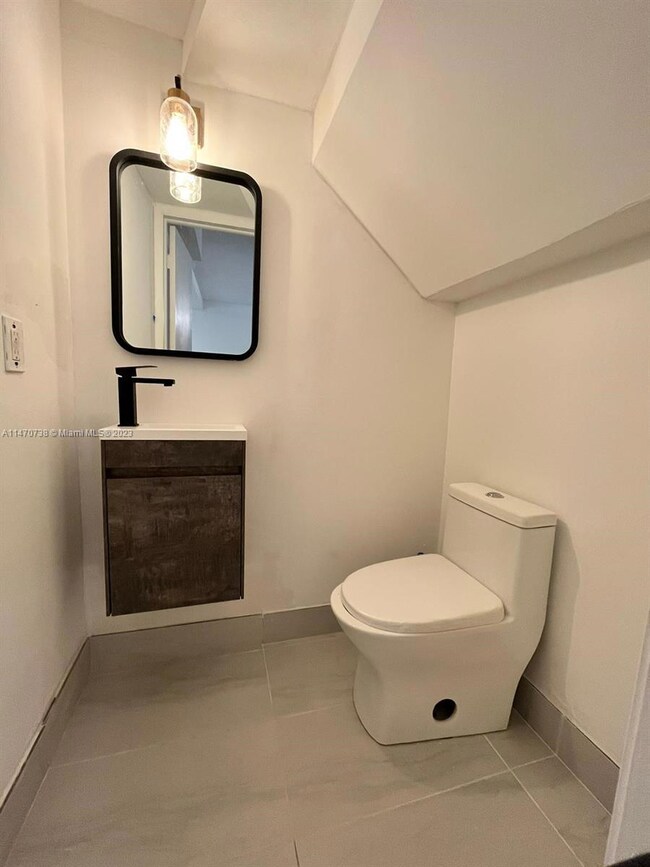 half Bath on First floor
