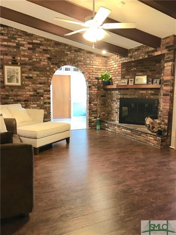 Super-sized family room complete with brand new fl