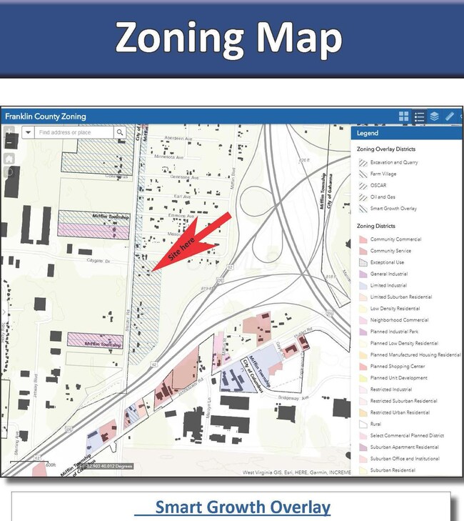 Zoning map