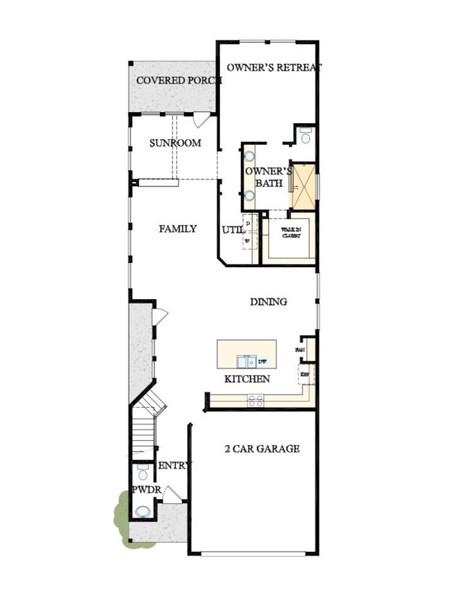 The success of a floorplan is the way you can move