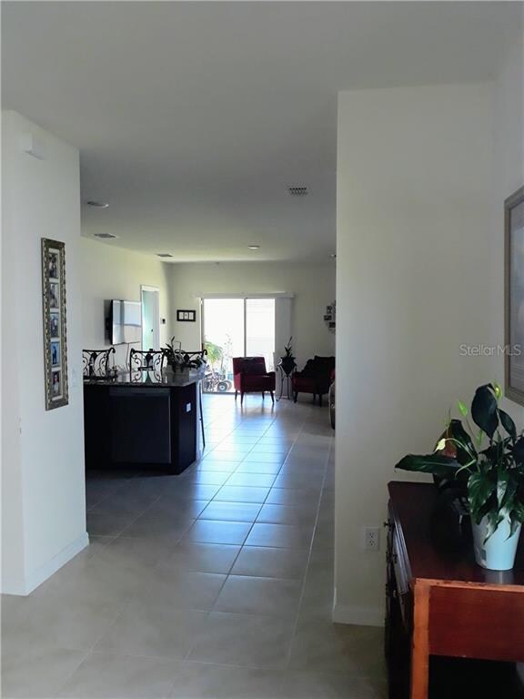 View from dining area