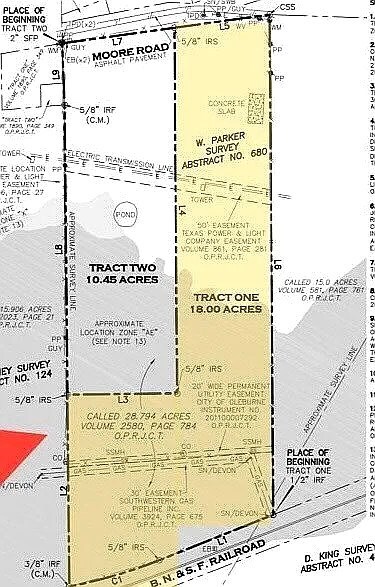 Survey map / technical document