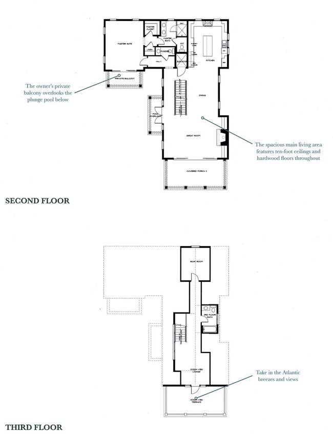 Upper Levels Floorplan