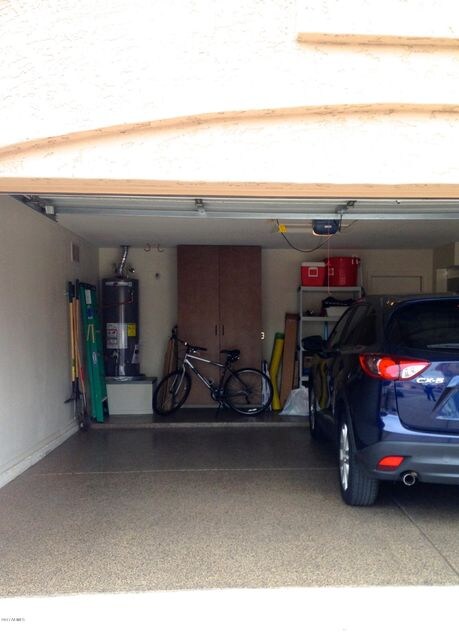 Finished garage floor