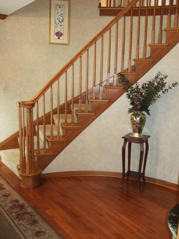 Staircase and foyer