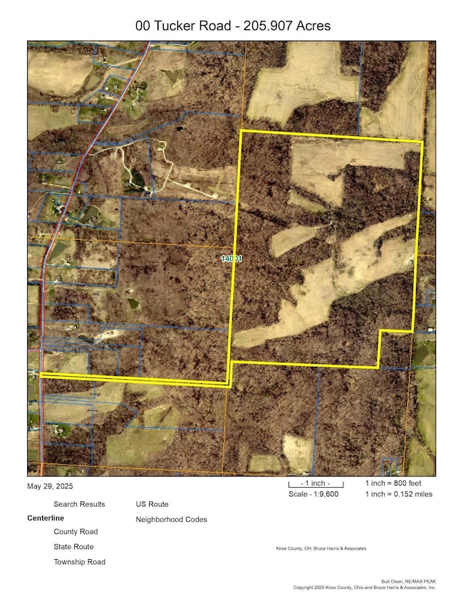 00 Tucker Road Aerial Map - 205.907 Acre