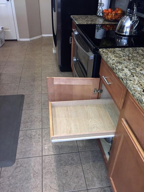roll-out shelves