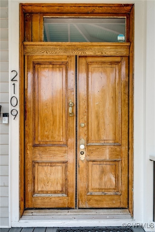 Entrance to property