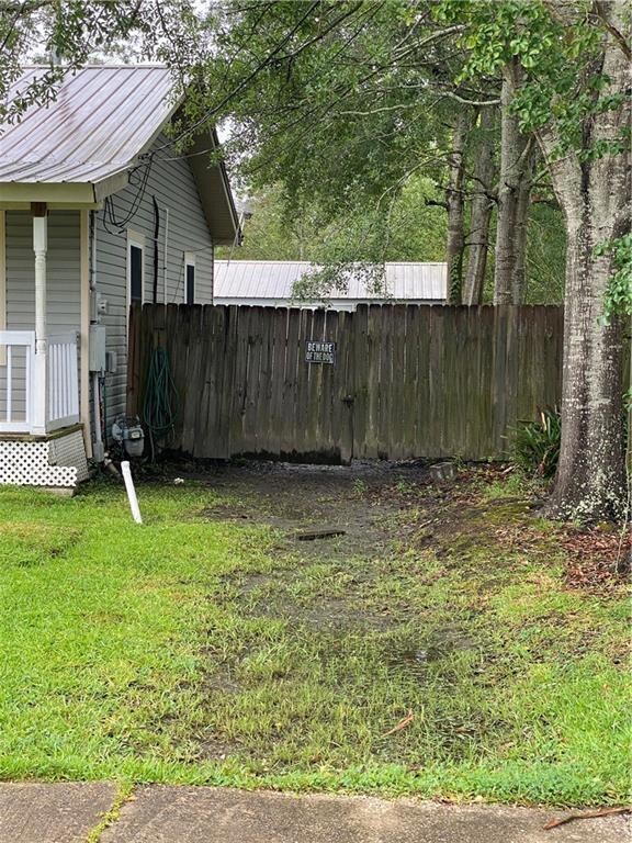 Rear Yard access on both sides of the residence.
