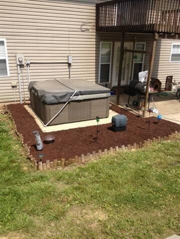 Hot tub for relaxing after a long day at