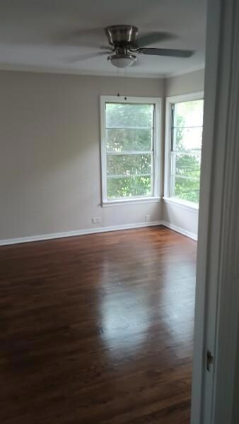 Empty room featuring a wealth of natural light, da