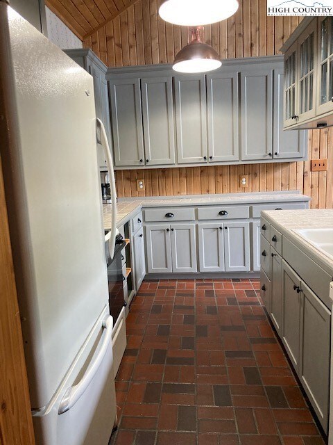  Hallway view of kitchen