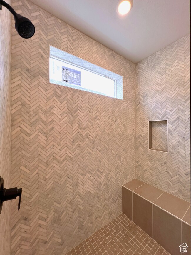 Owner's bath walk-in shower