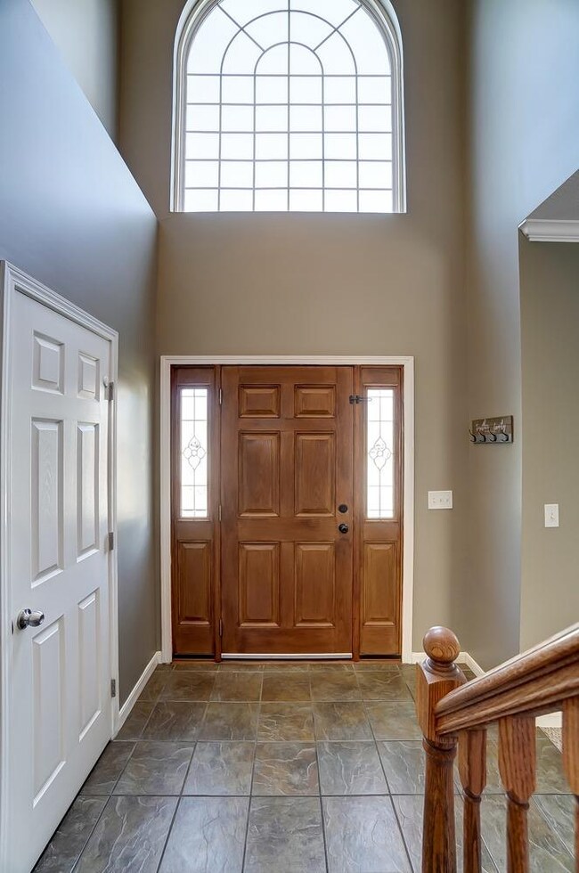 With two story entry...