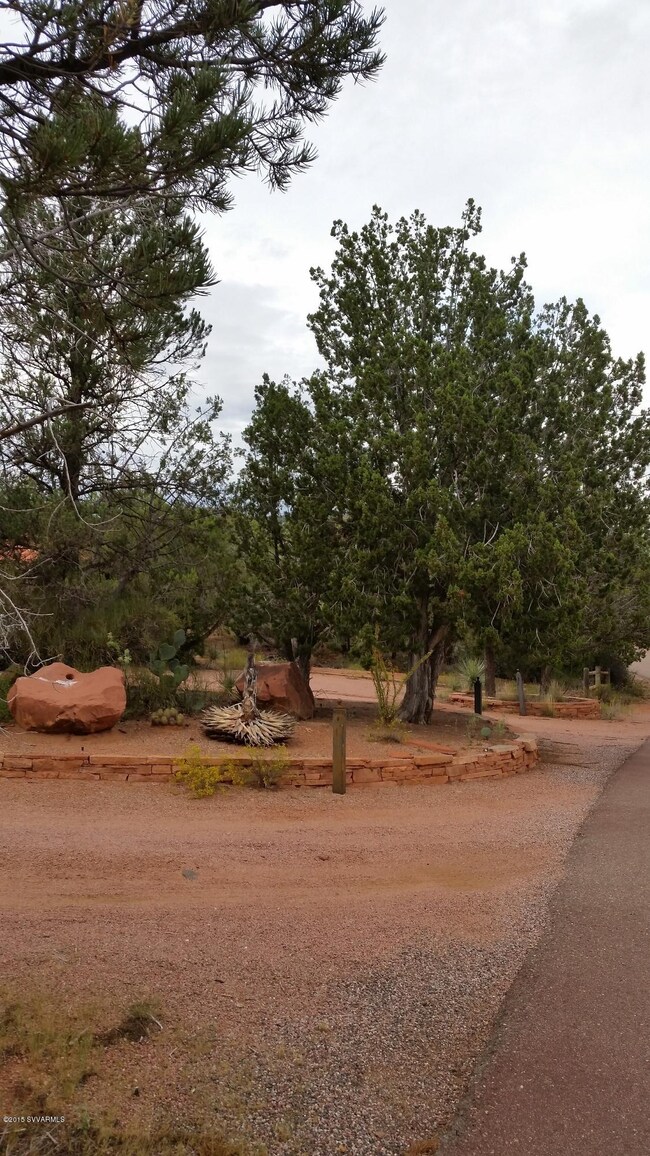 Lot entry facing East