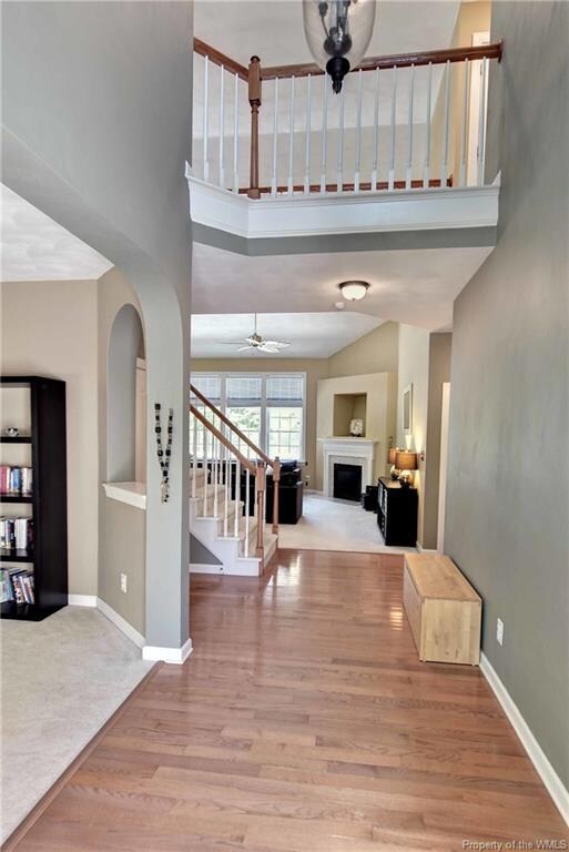 welcoming foyer