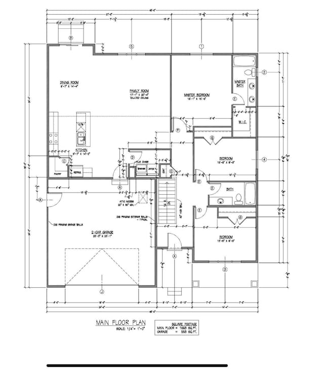 Main Floor Blueprint