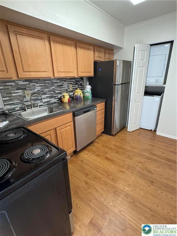 Washer and Dryer in kitchen