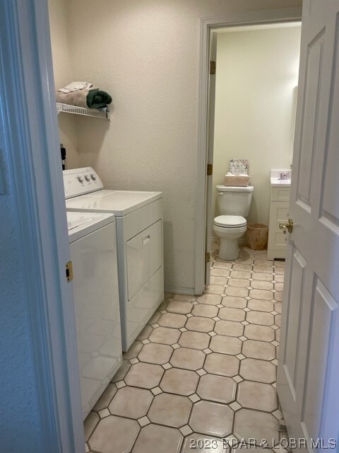 laundry off of kitchen
