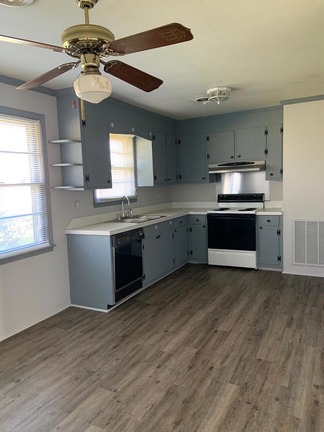 Kitchen floors have been redone
