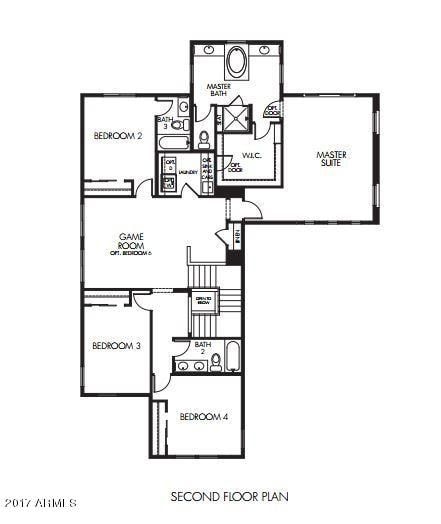 second floor plan